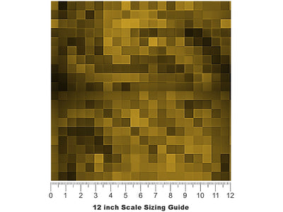 Trombone Player Pixel Vinyl Film Pattern Size 12 inch Scale~Rwraps Trombone Player Pixel Sizing Chart~2