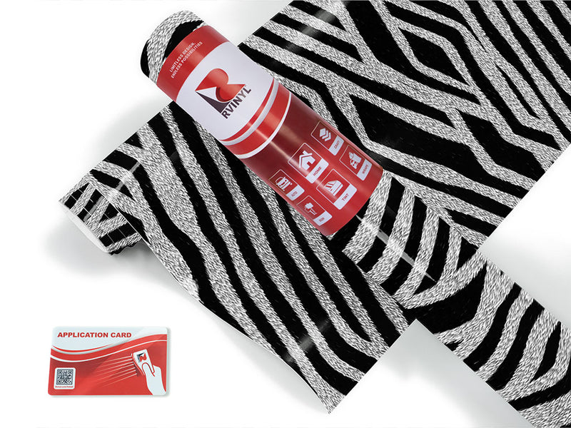 tron zebra animal print Craft Vinyl Roll