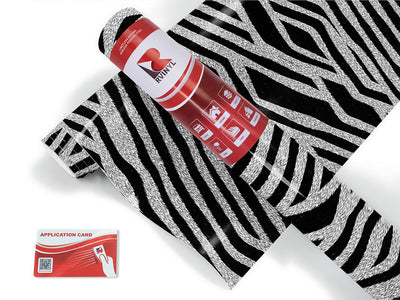 tron zebra animal print Craft Vinyl Roll