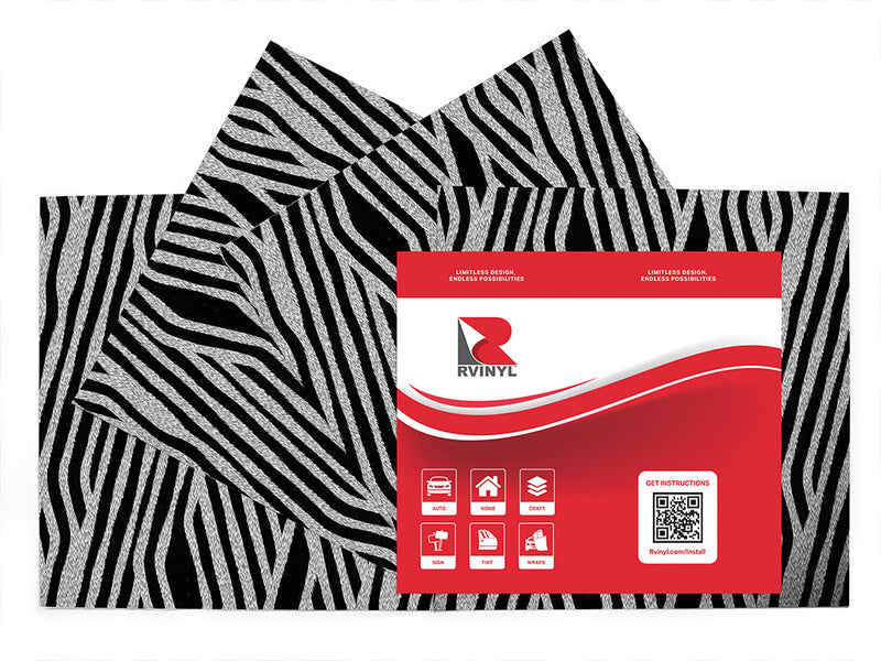 tron zebra animal print Craft Vinyl Sheet Pack