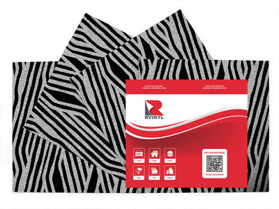 tron zebra animal print Craft Vinyl Sheet Pack
