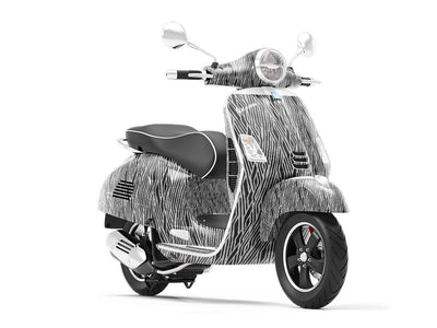 Tron Zebra Vespa Scooter Wrap Film