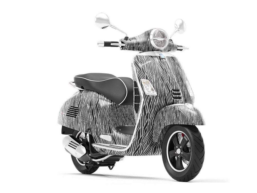 Tron Zebra Vespa Scooter Wrap Film