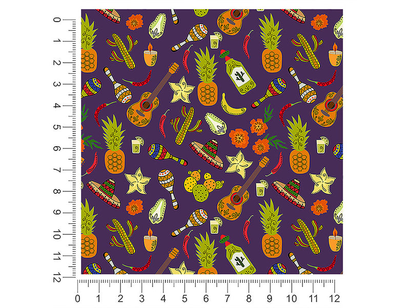 tropical celebrations day of the dead 1ft x 1ft Craft Sheets