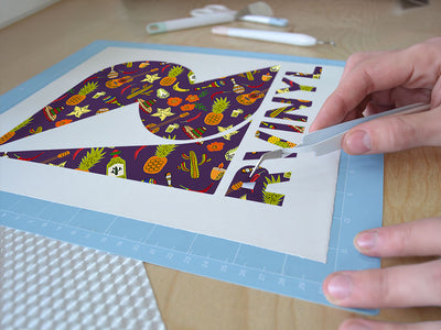 tropical celebrations day of the dead Easy Weed Craft Vinyl