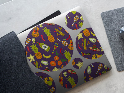 tropical celebrations day of the dead DIY Laptop Stickers