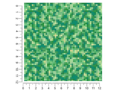 tropical rainforest pixel 1ft x 1ft Craft Sheets