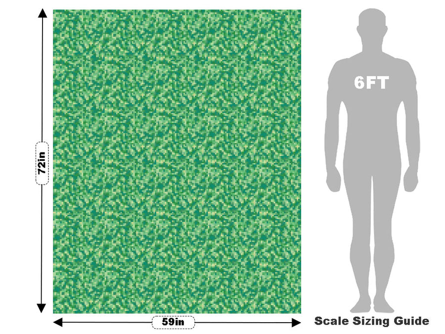 Tropical Rainforest Pixel Vehicle Wrap Scale~Rwraps Series 914 Tropical Rainforest Pixel Measurements~1