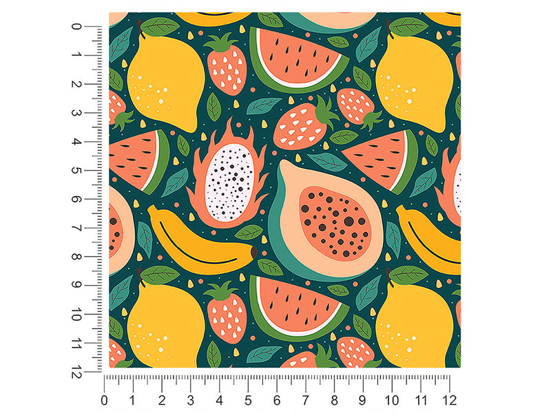 tropical tastes fruit 1ft x 1ft Craft Sheets