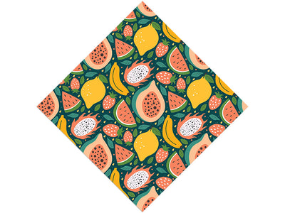 Tropical Tastes Fruit Vinyl Wrap Pattern