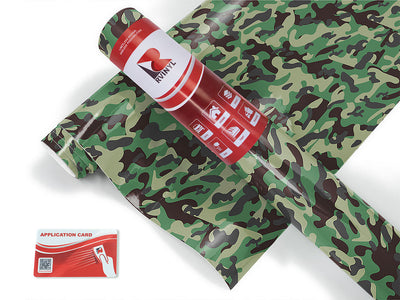 tropical thunder camouflage Craft Vinyl Roll