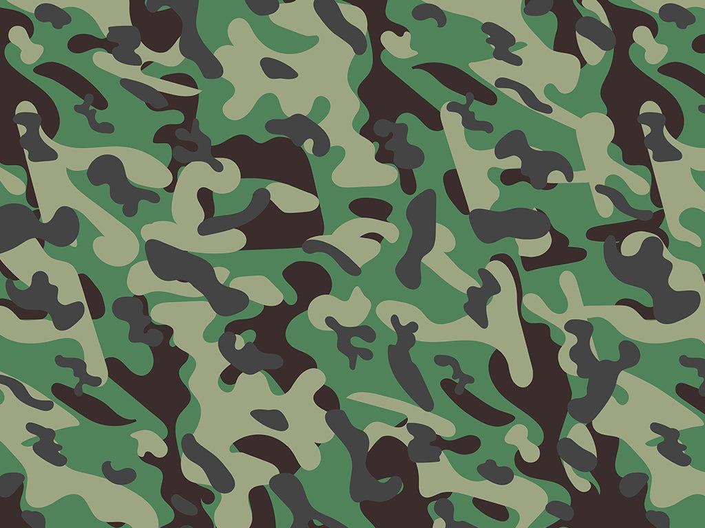 Rwraps™ Tropical Thunder Green Camouflage Vinyl Wrap | Camo Print