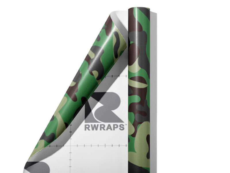 Tropical Thunder Camouflage Wrap Film Sheets~Rwraps Series 914 Tropical Thunder Camouflage Scrolled Sheet~3