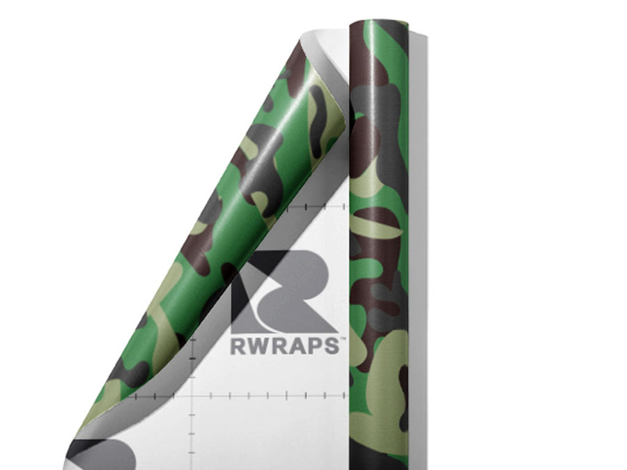 Tropical Thunder Camouflage Wrap Film Sheets~Rwraps Series 914 Tropical Thunder Camouflage Scrolled Sheet~3