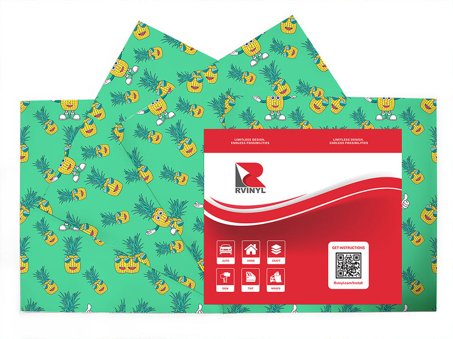 tropical times fruit Craft Vinyl Sheet Pack