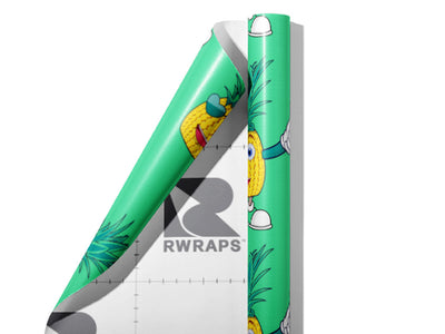 Tropical Times Fruit Wrap Film Sheets~Rwraps Series 914 Tropical Times Fruit Scrolled Sheet~3