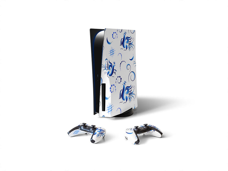 true blue bird Sony PS5 DIY Skin