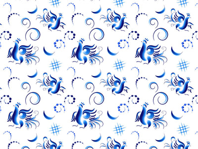 True Blue Birds Vinyl Wrap Pattern~Rwraps Series 914 Digitally Printed Vinyl Wrap~0