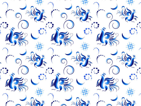 True Blue Birds Vinyl Wrap Pattern~Rwraps Series 914 Digitally Printed Vinyl Wrap~0