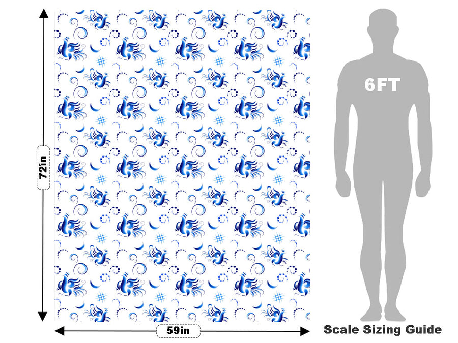 True Blue Birds Vehicle Wrap Scale~Rwraps Series 914 True Blue Birds Measurements~1