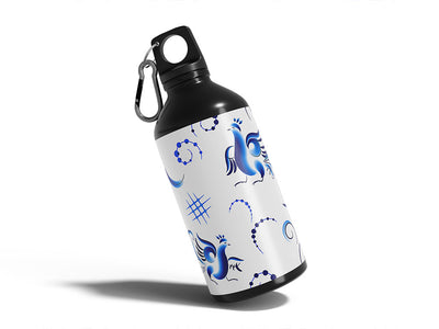 true blue bird Water Bottle DIY Stickers