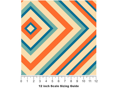 True Connection Retro Vinyl Film Pattern Size 12 inch Scale~Rwraps True Connection Retro Sizing Chart~2