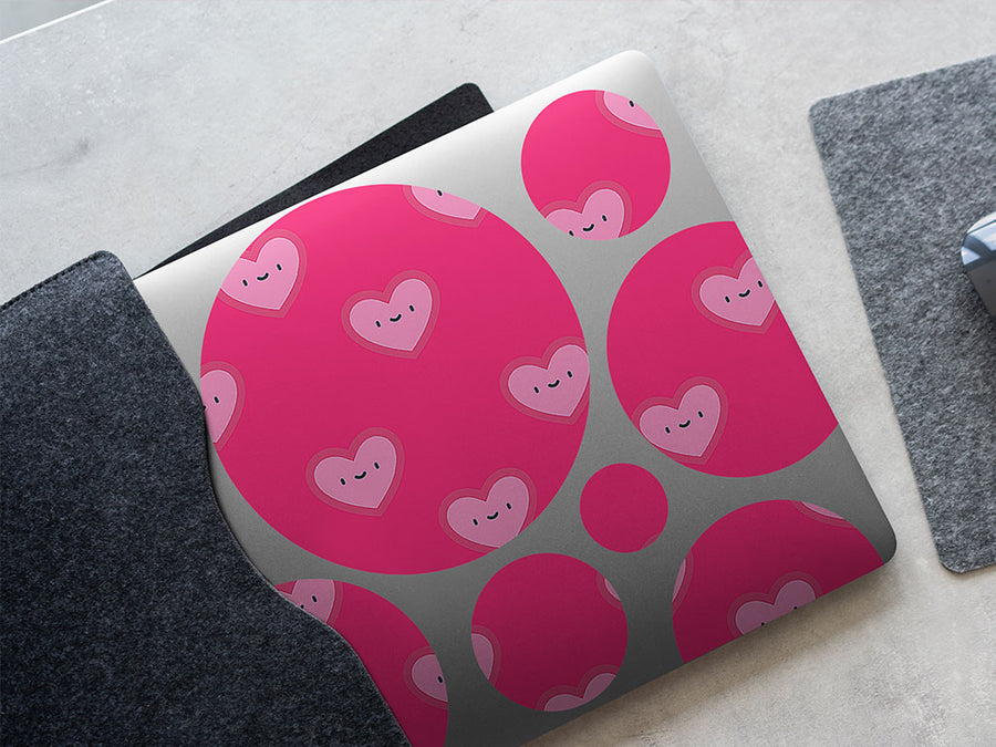 true contentment heart DIY Laptop Stickers