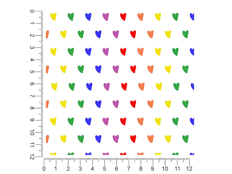 true delight heart 1ft x 1ft Craft Sheets