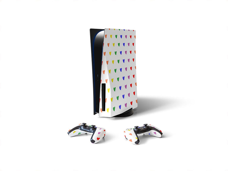 true delight heart Sony PS5 DIY Skin