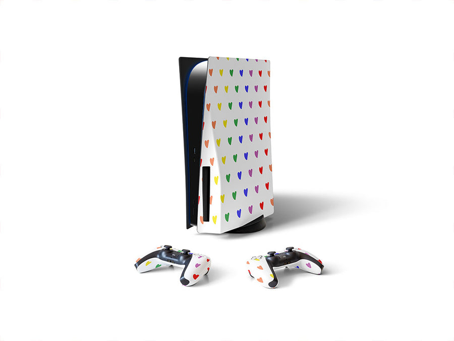 true delight heart Sony PS5 DIY Skin