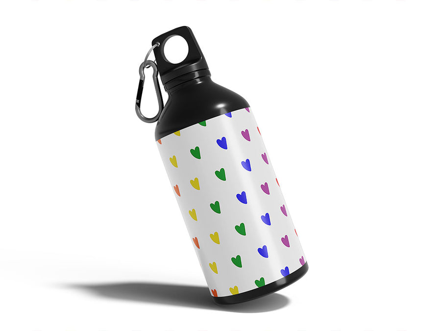 true delight heart Water Bottle DIY Stickers