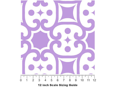 True Hero Abstract Vinyl Film Pattern Size 12 inch Scale~Rwraps True Hero Abstract Sizing Chart~2