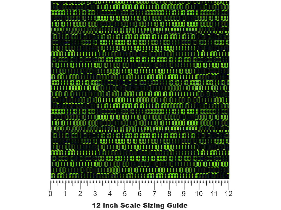 True Sight Technology Vinyl Film Pattern Size 12 inch Scale~Rwraps True Sight Technology Sizing Chart~3