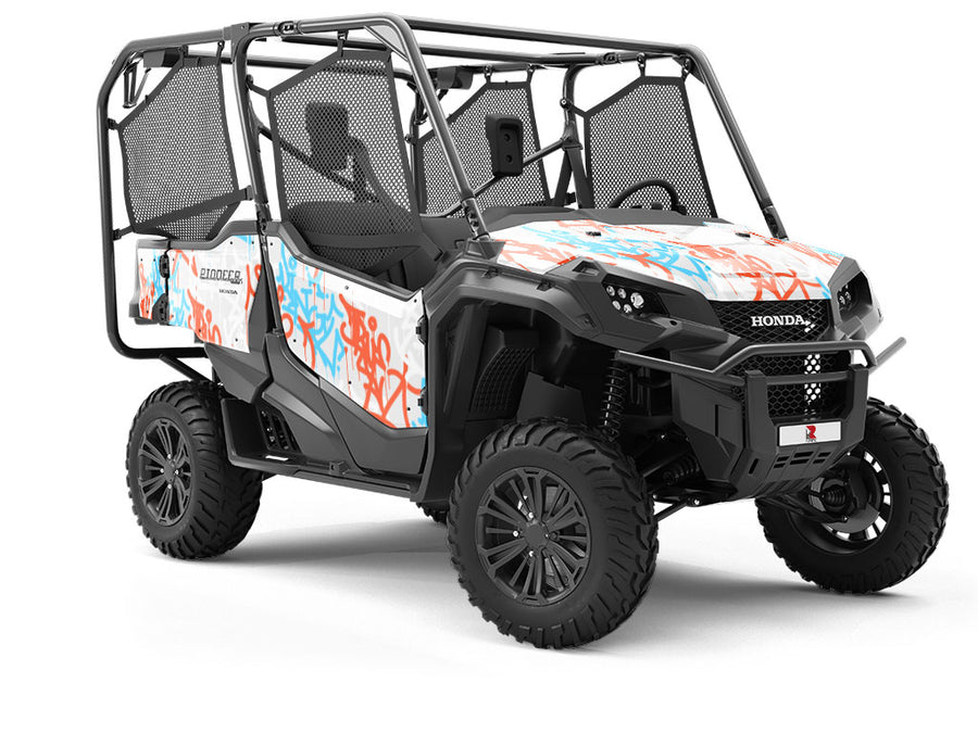 True Style Graffiti Utility Vehicle Vinyl Wrap
