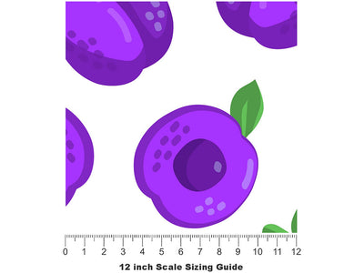 True Valor Fruit Vinyl Film Pattern Size 12 inch Scale~Rwraps True Valor Fruit Sizing Chart~2