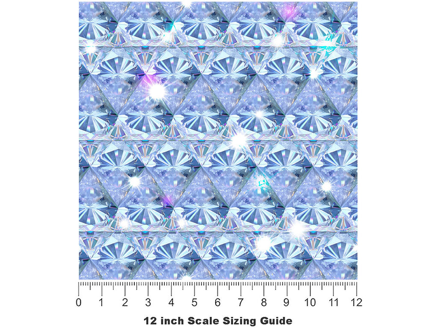 Truly Timeless Gemstone Vinyl Film Pattern Size 12 inch Scale~Rwraps Truly Timeless Gemstone Sizing Chart~2