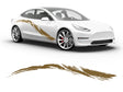3M Gold Tsunami Body Graphic~Full Side Auto Decal Kit~0