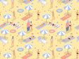 Tuesday Afternoon Summertime Vinyl Wrap Pattern~Rwraps Series 914 Digitally Printed Vinyl Wrap~0