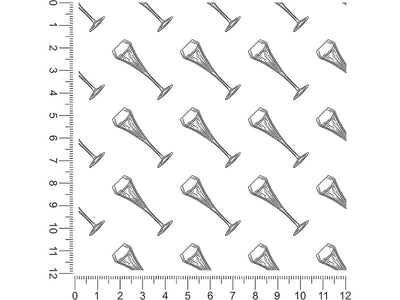 tulip glass alcohol 1ft x 1ft Craft Sheets