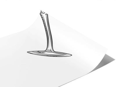 Tulip Glass Alcohol Vinyl Wraps~Rwraps Series 914 Digitally Printed Vinyl Wrap~0