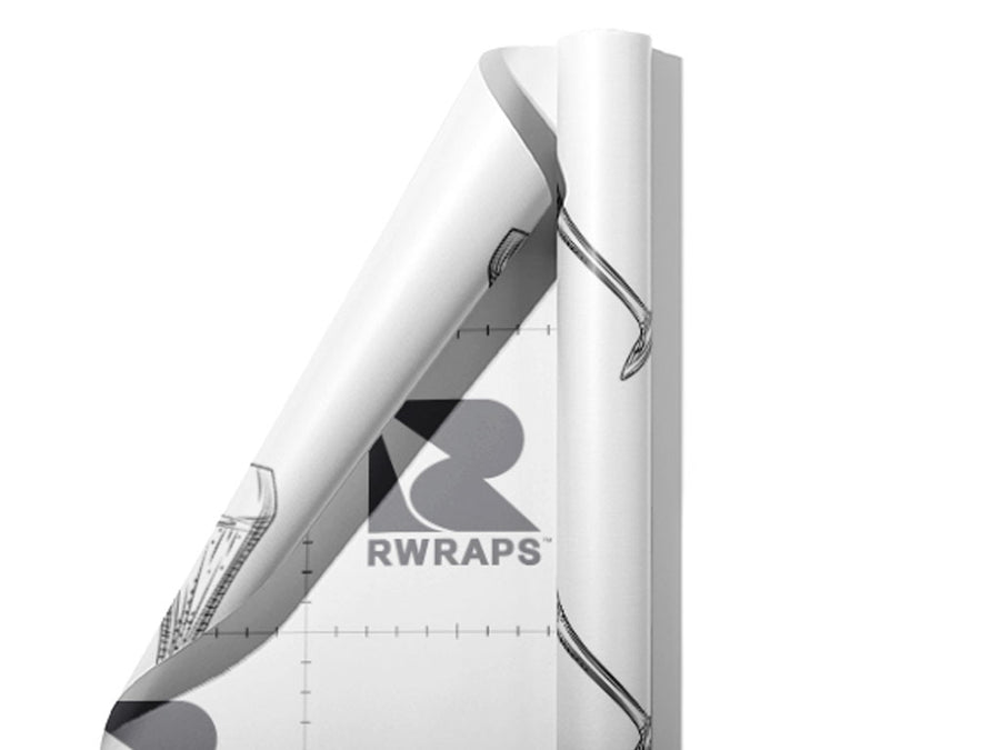 Tulip Glass Alcohol Wrap Film Sheets~Rwraps Series 914 Tulip Glass Alcohol Scrolled Sheet~3