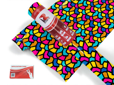 tumbling down mosaic Craft Vinyl Roll