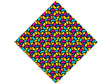 Tumbling Down Mosaic Vinyl Wrap Pattern