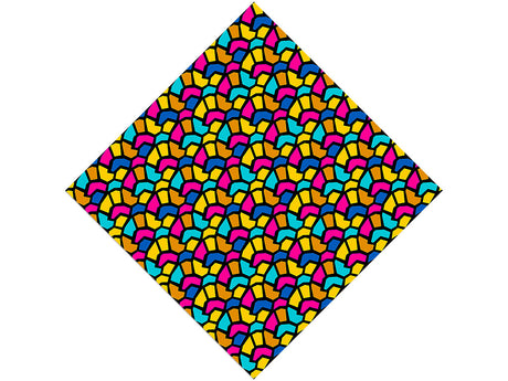 Tumbling Down Mosaic Vinyl Wrap Pattern