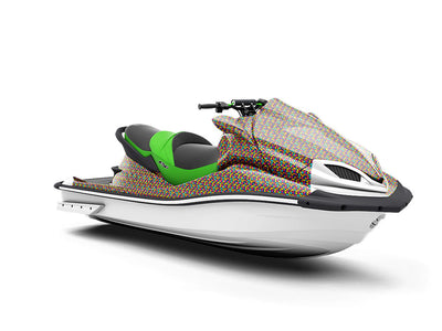 Tumbling Down Mosaic Jet Ski Vinyl Customized Wrap