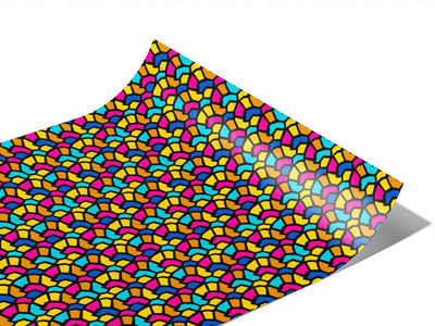 Tumbling Down Mosaic Vinyl Wraps~Rwraps Series 914 Digitally Printed Vinyl Wrap~0