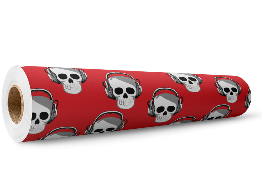 Tuned Out Halloween Wrap Film Wholesale Roll~Rwraps Series 914 Digitally Printed Vinyl Roll~5