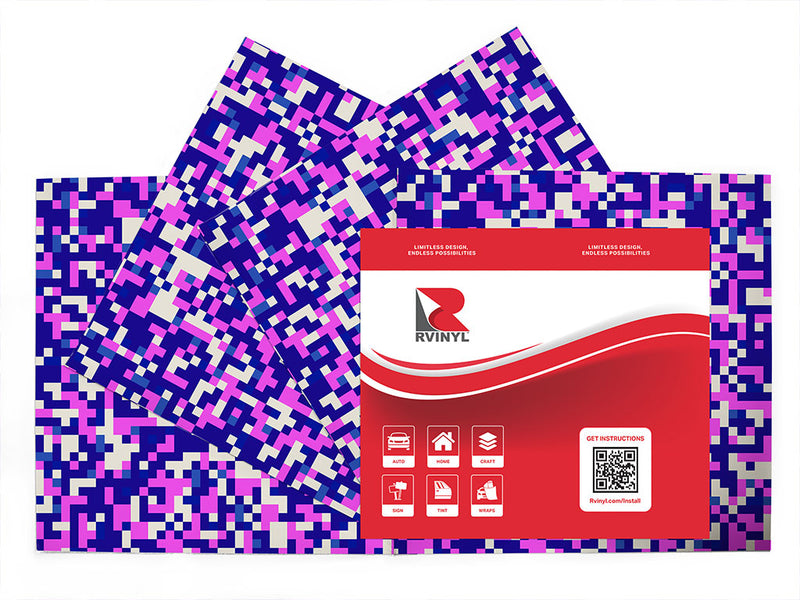turning violet pixel Craft Vinyl Sheet Pack