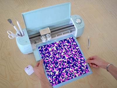 turning violet pixel Cricut Compatible Vinyl