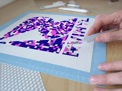 turning violet pixel Easy Weed Craft Vinyl
